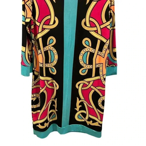 Nicole Miller heritage scarf print size M - Picture 7 of 9